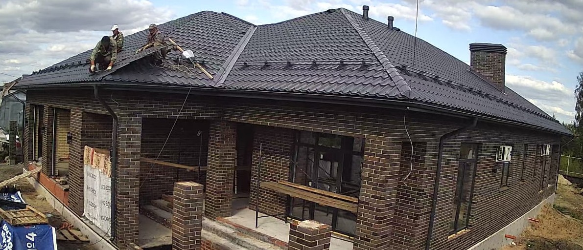 Монтаж кровли дома