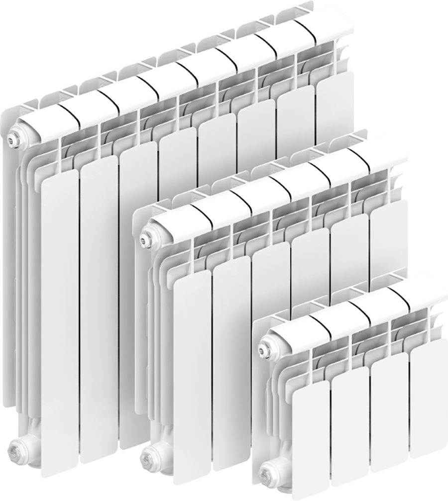 Радиатор алюминиевый RIFAR Alum 350/90-10 секций