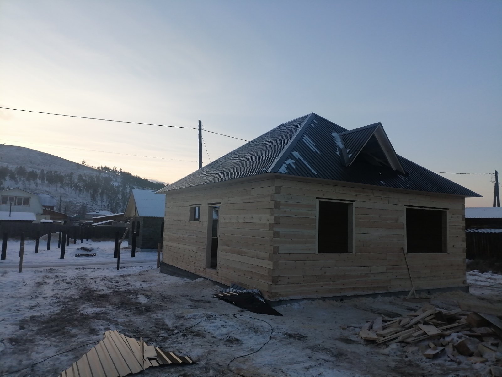 Строительство крыши