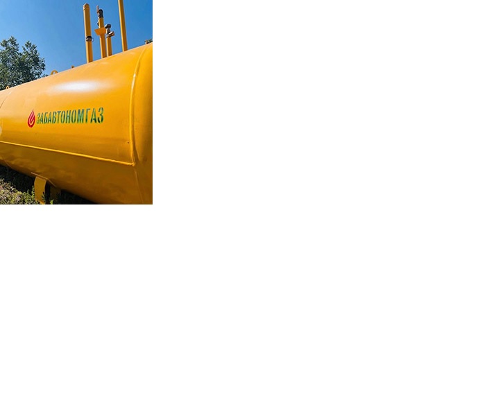 Установка газгольдеров