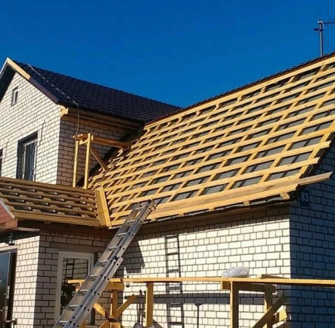 Производство кровельных работ.