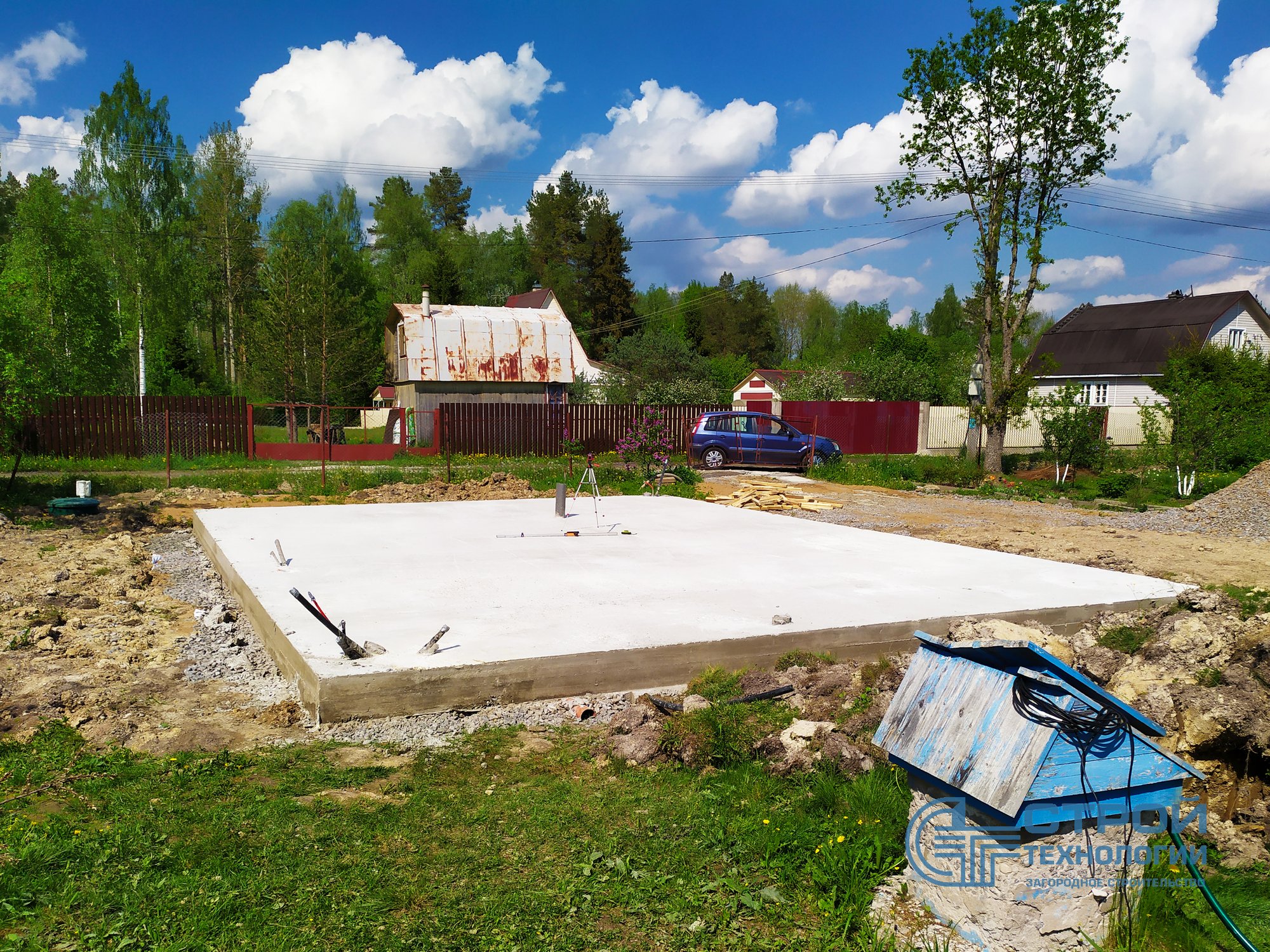 Монолитная плита