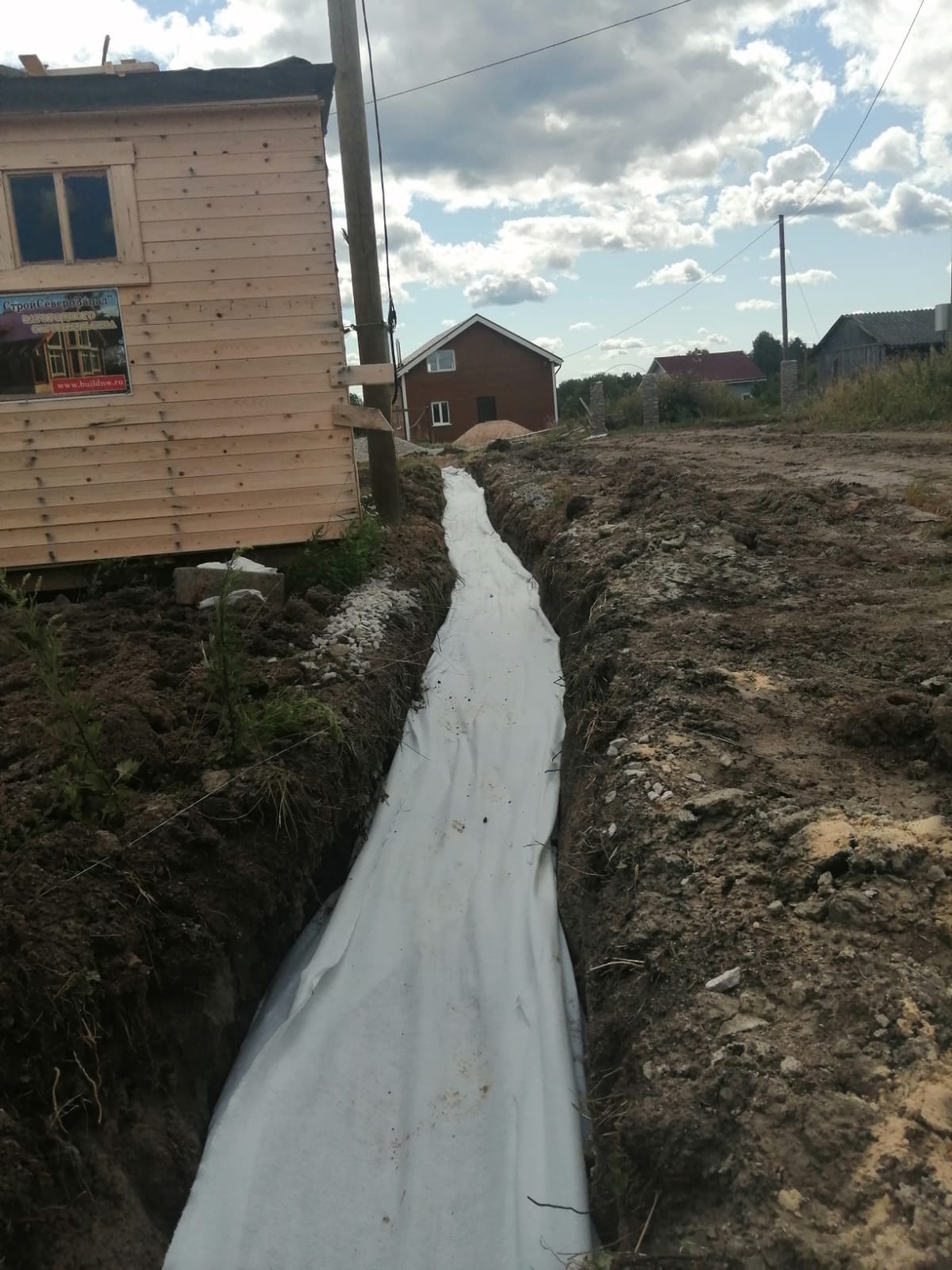 Устройство дренажной системы 