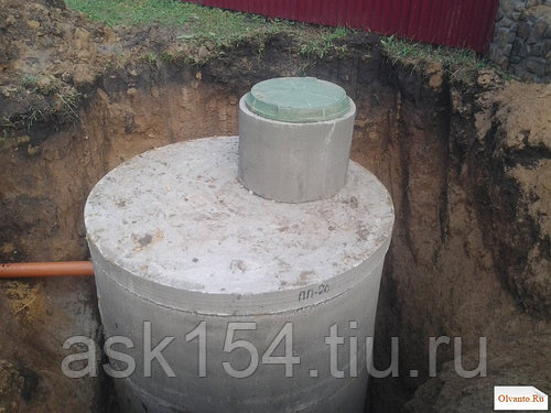 Установка септика и канализации 