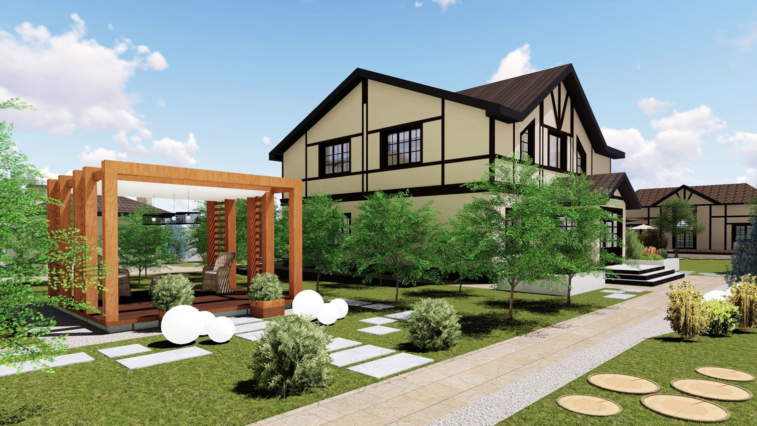 Ландшафтный дизайн и реализация "под ключ"