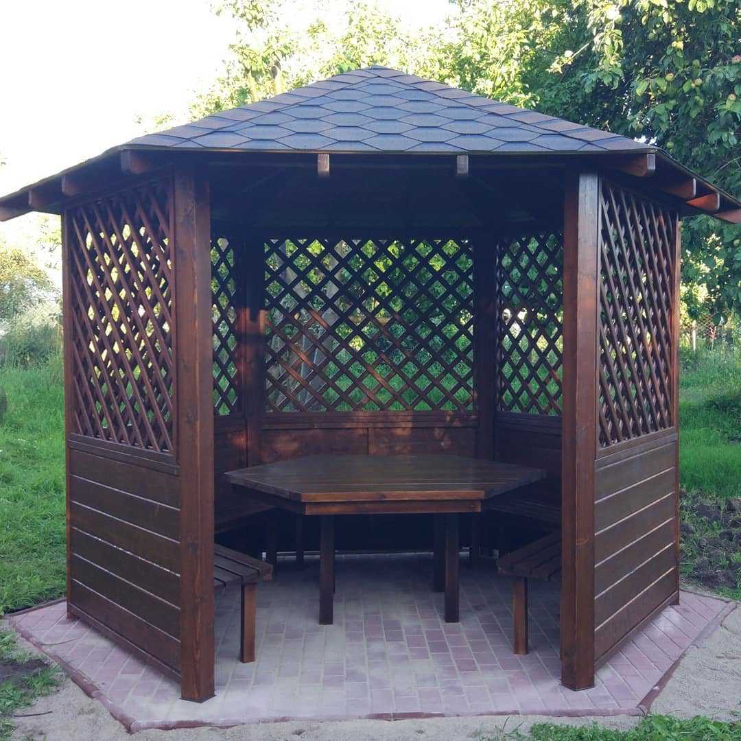 Строительство и монтаж беседки