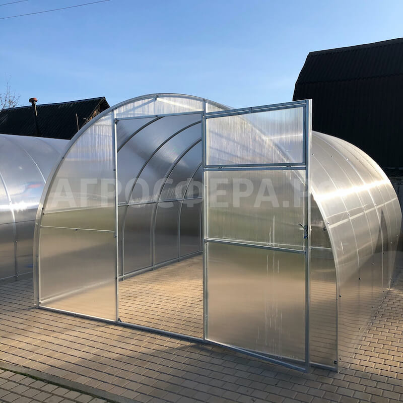 Теплица Агросфера-Славянка с поликарбонатом