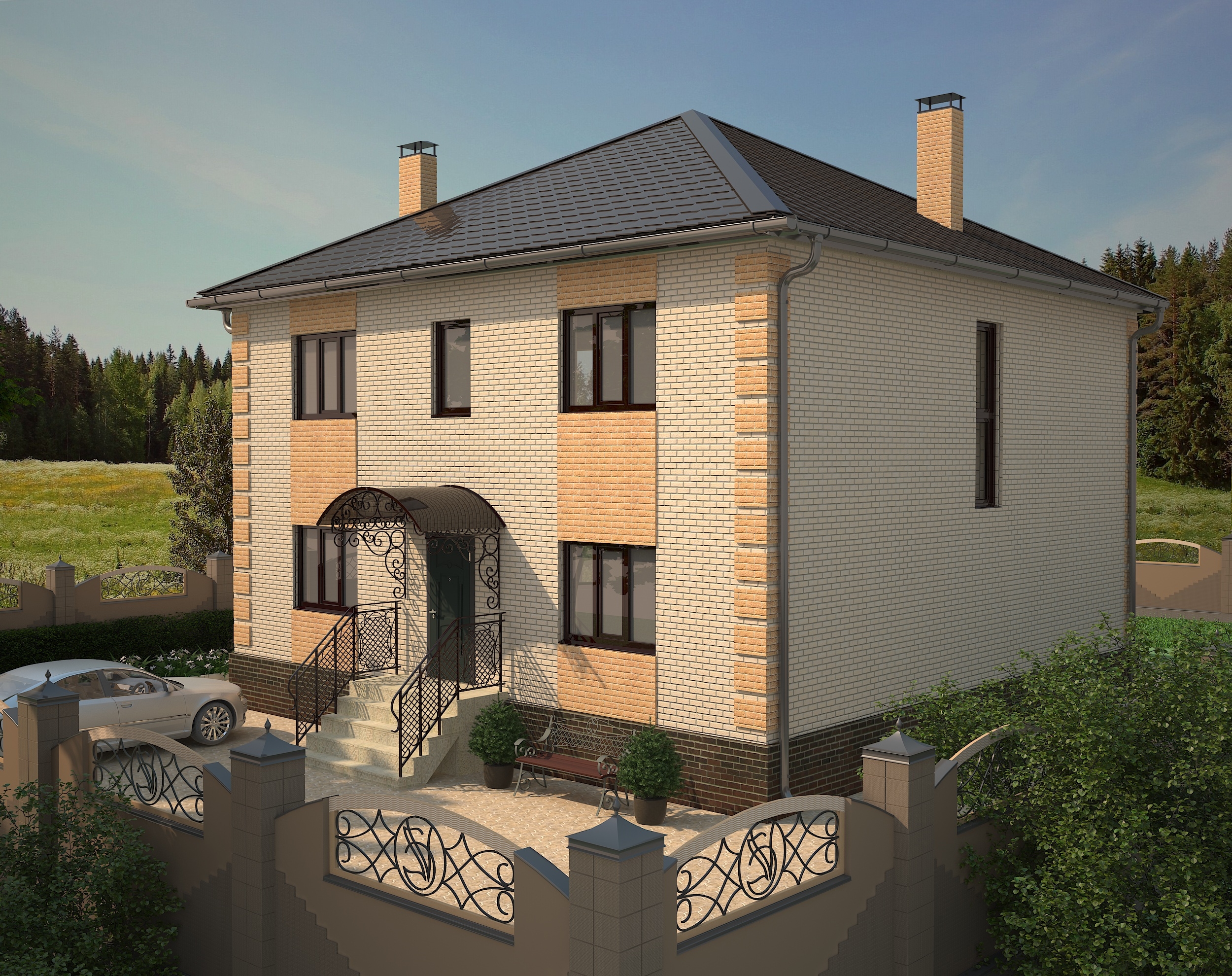 Готовые проекты коттеджей